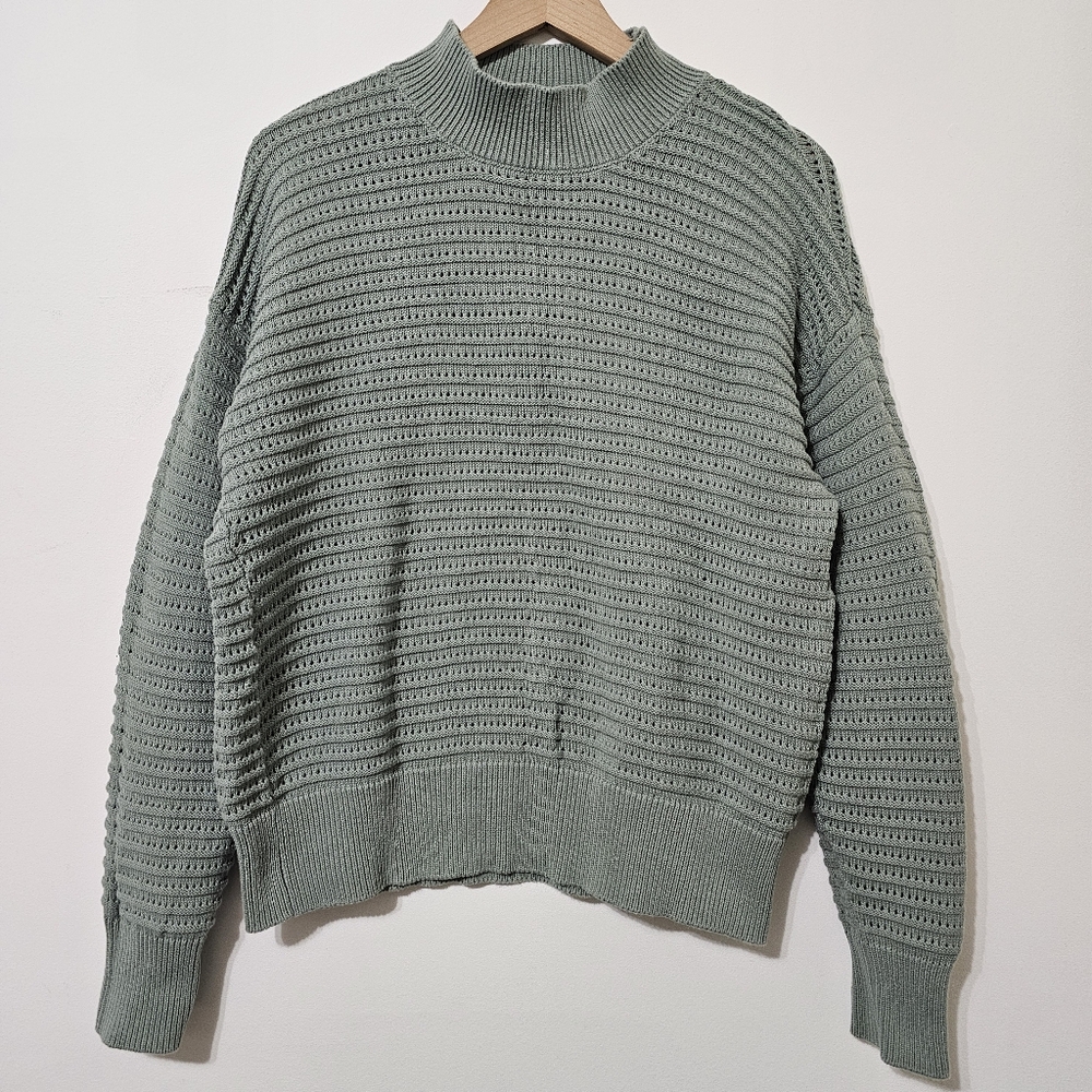 Varley Franco Knit Mock Neck Sweater